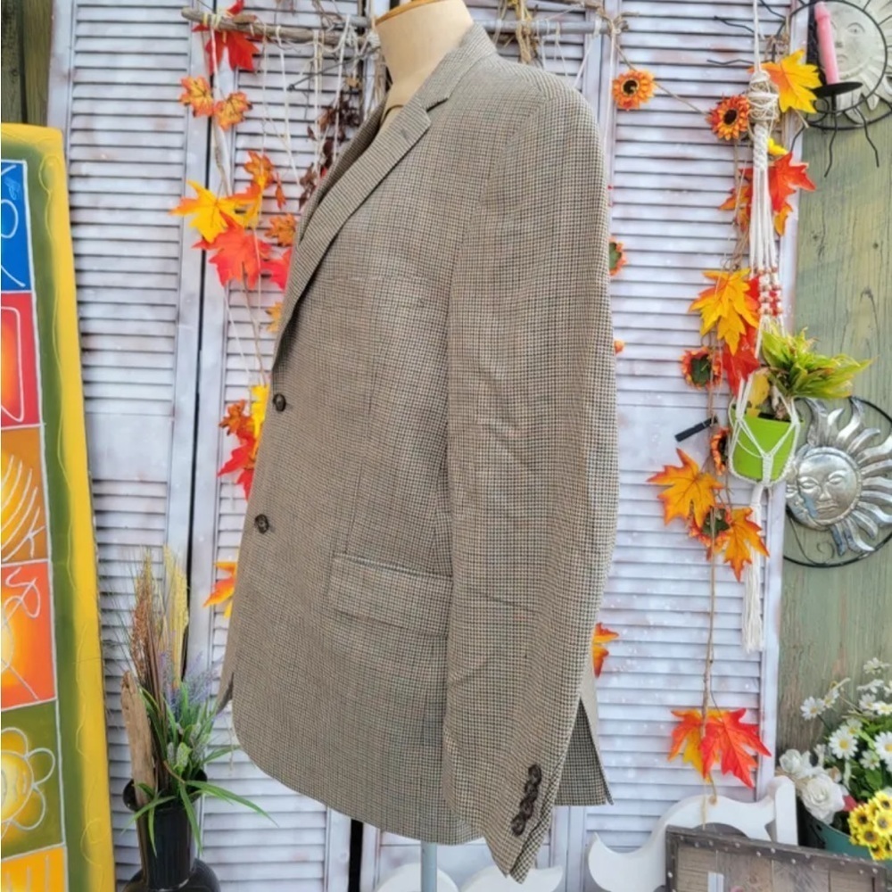 TOMMY HILFIGER Vintage Silk Wool Blazer - Picture 7 of 7